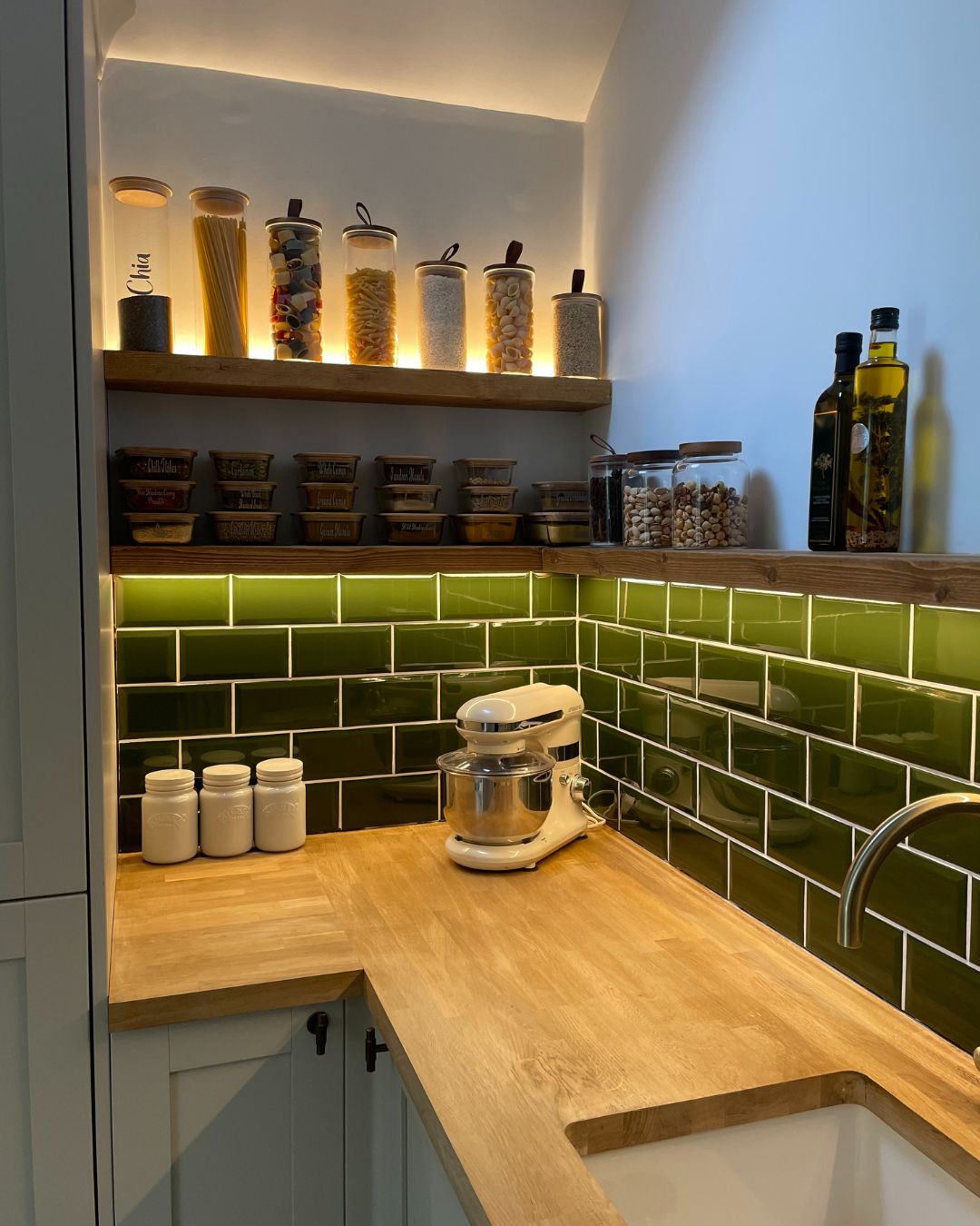 Shaker Kitchen Transformation: A Green and Grey Masterpiece in North London