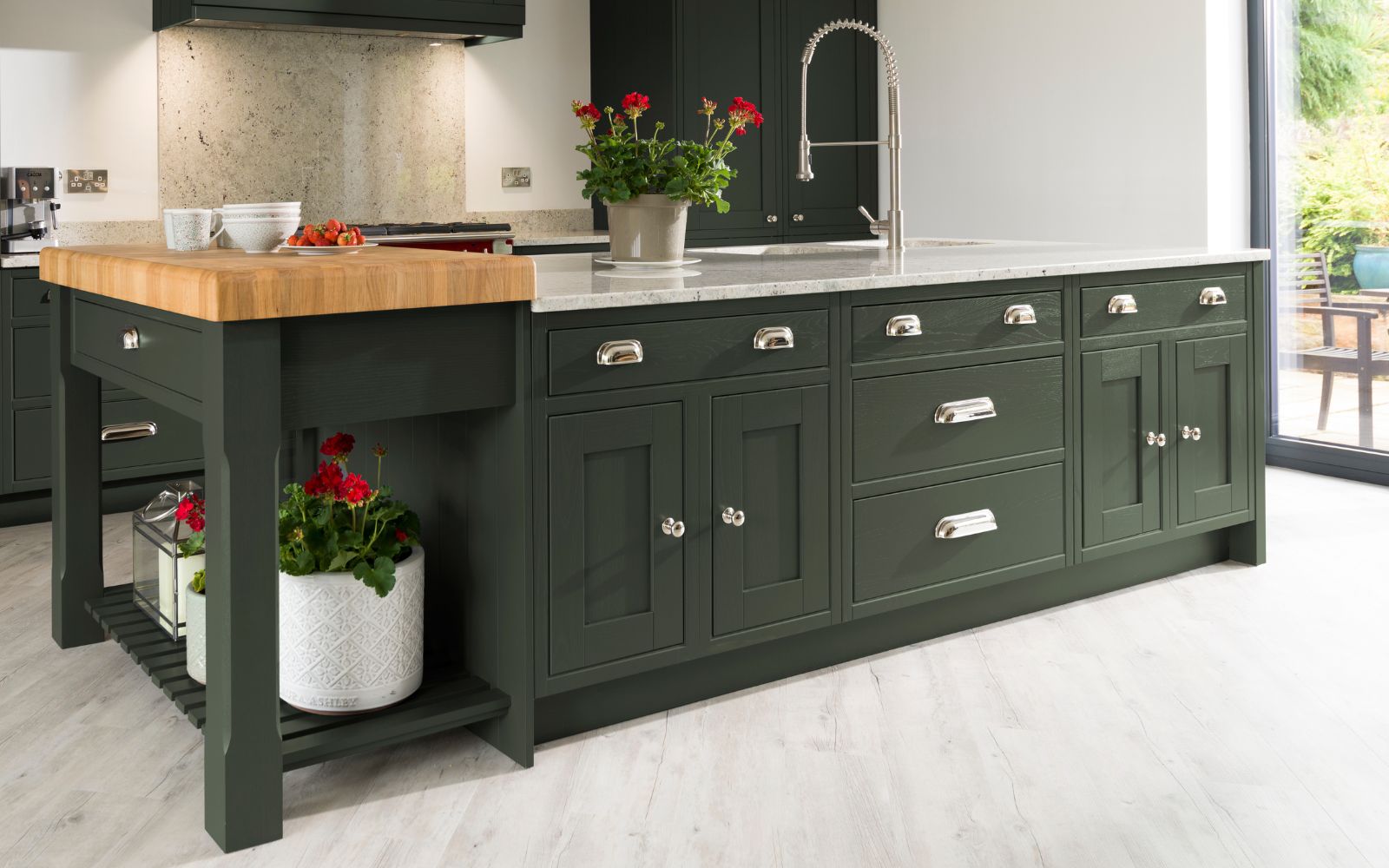 Laura Ashley Helmsley Kitchen - Island