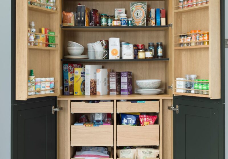 Laura Ashley Helmsley Kitchen - Pantry Cabinets