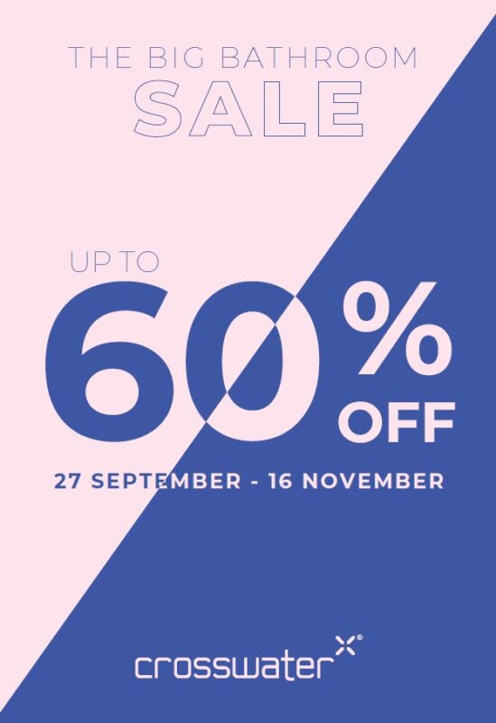 BIG BATHROOM SALE CROSSWATER 2025 up to 60 %