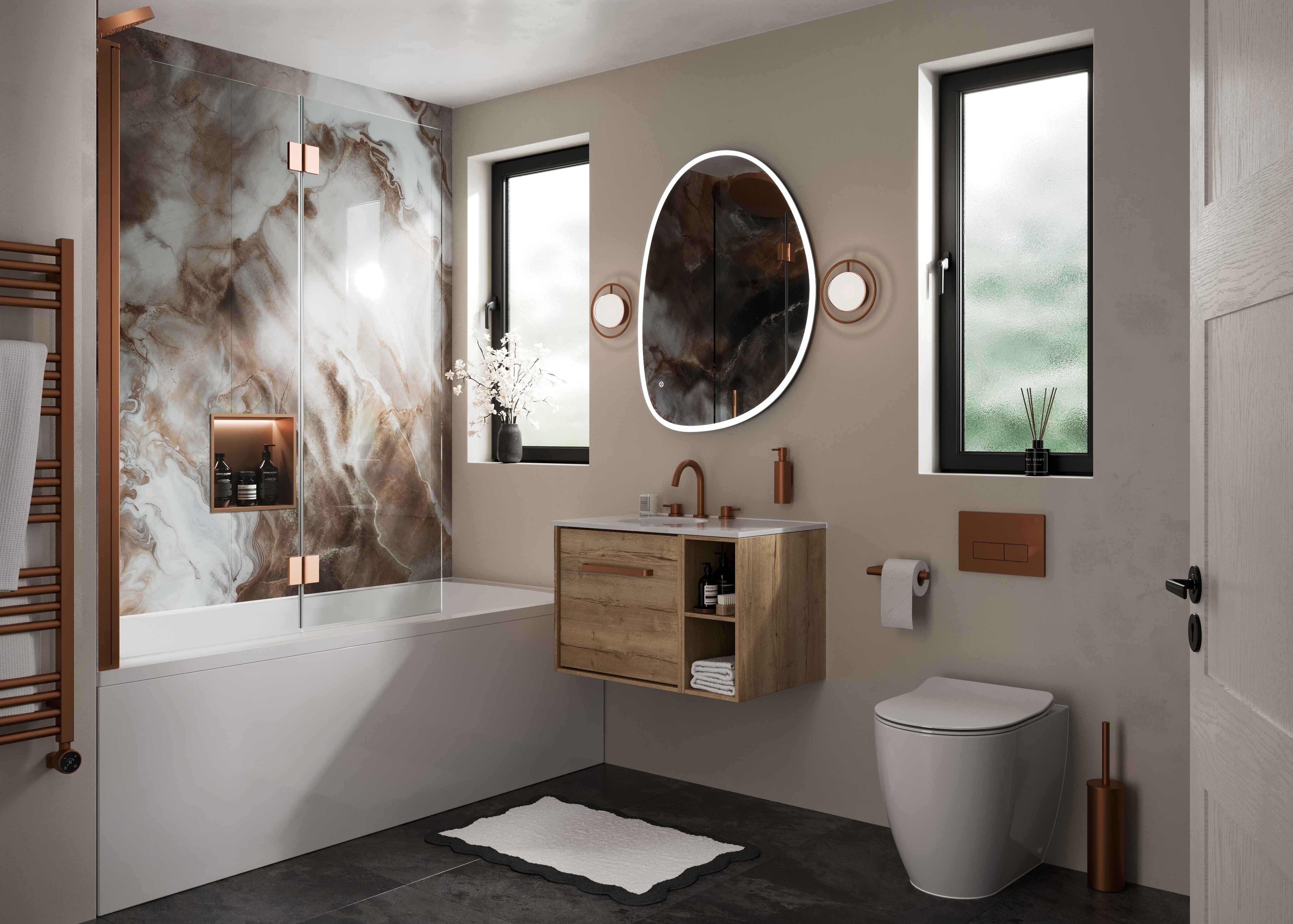 Crosswater Asura Bronze